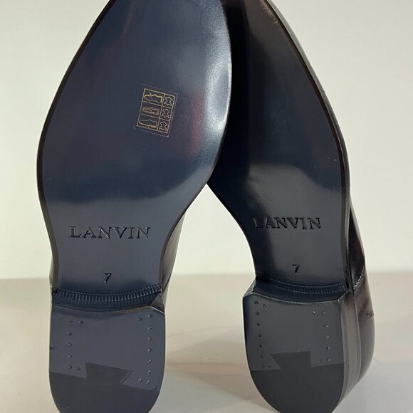 Lanvin Calfskin Leather Dress Shoes - Picture 7 of 8